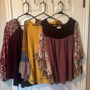 3 Umgee Top Bundle!